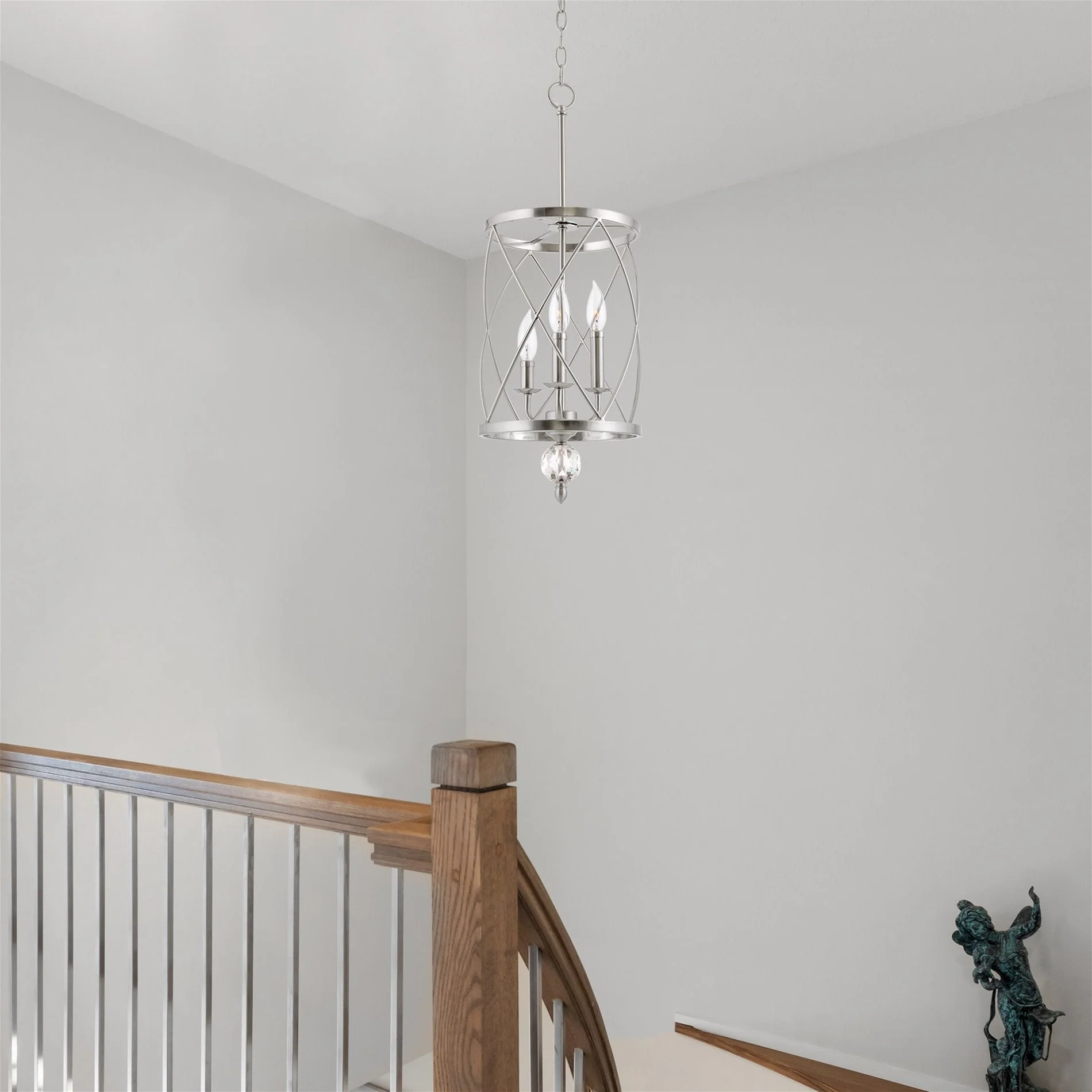 Eleanor 27 3-Light Modern Foyer Light Pendant Chandelier