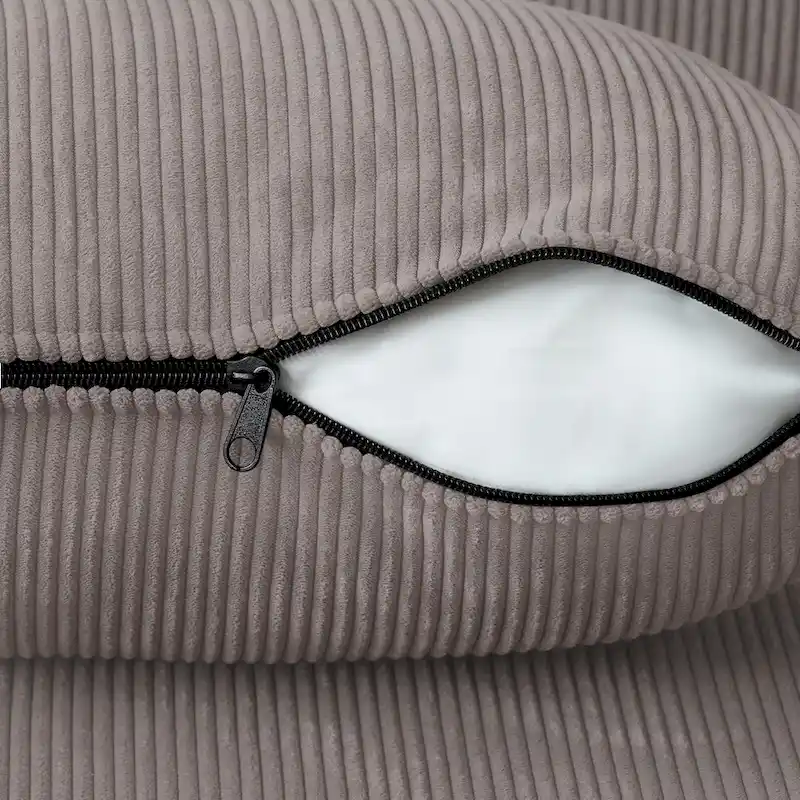 Modern Modular Sectional Sofa with 3 Pillows, Convertible Living Room Couch with Ottomans