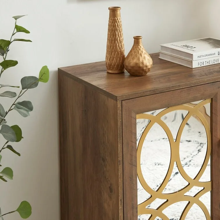 Wood Accent Cabinet 31.1 H X 32.3 W