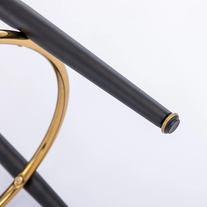 Counter Height Modern Leathaire Fabric Bar Chairs with Swivel and Tufted Gold Nailhead Trim Set of 2