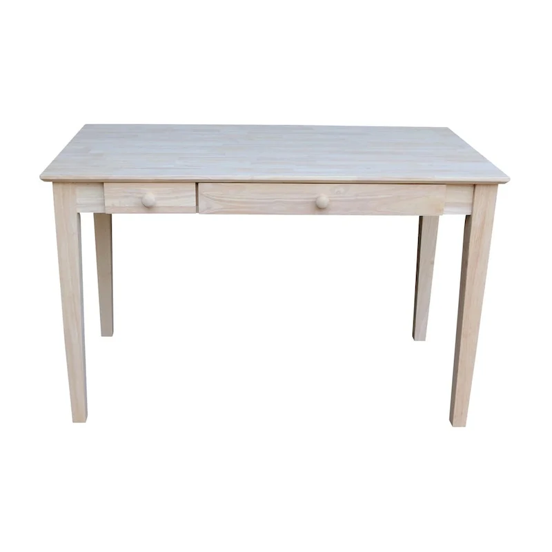 Wooden Computer Desk with Flip Down Drawer