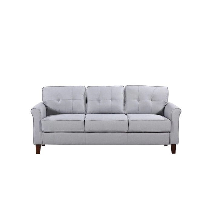 Kouchouk 78.7  Linen Flared Arm Sofa