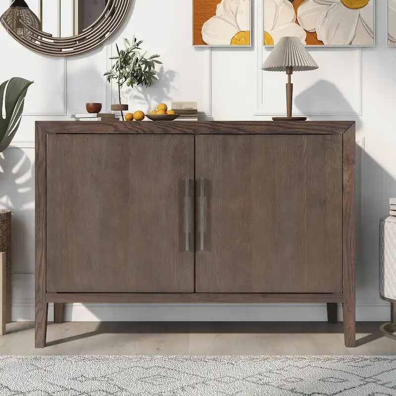 Living Room Storage Cabinet Sideboard with 2 Doors