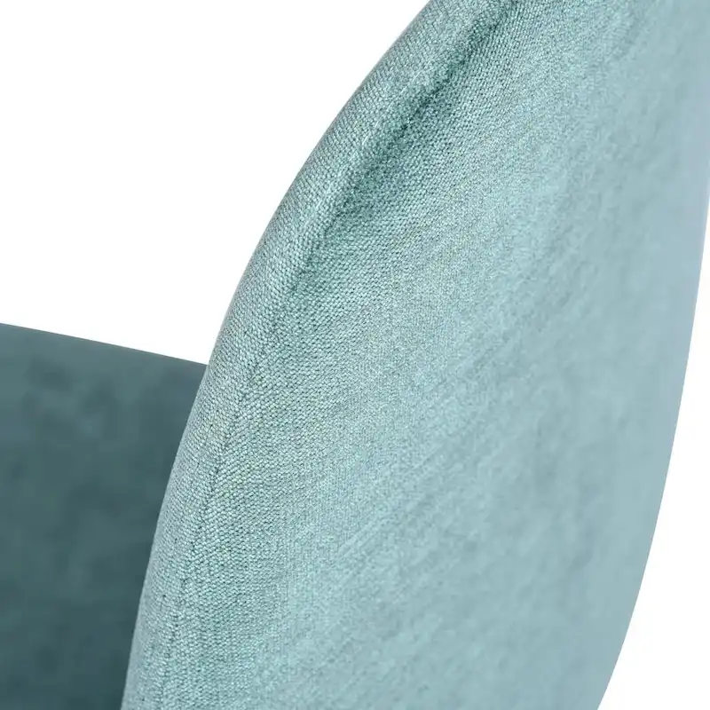 HomyLin Dining Chair Set of 4 Upholstered Fabric Low Back Armless