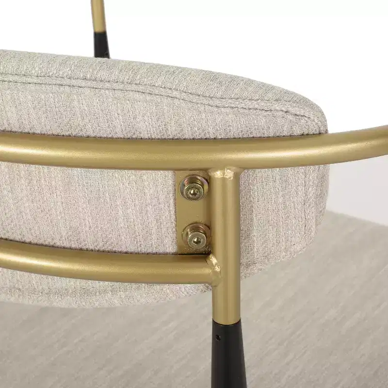 Christopher Knight Home Alger Modern Fabric Upholstered Iron 25 Inch Counter Stools (Set of 2)