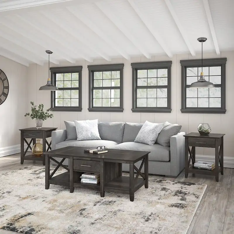 Coffee Table with Set of 2 End Tables