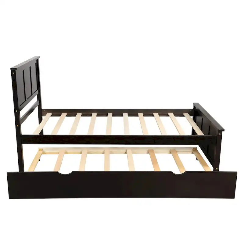 Platform Bed with Trundle