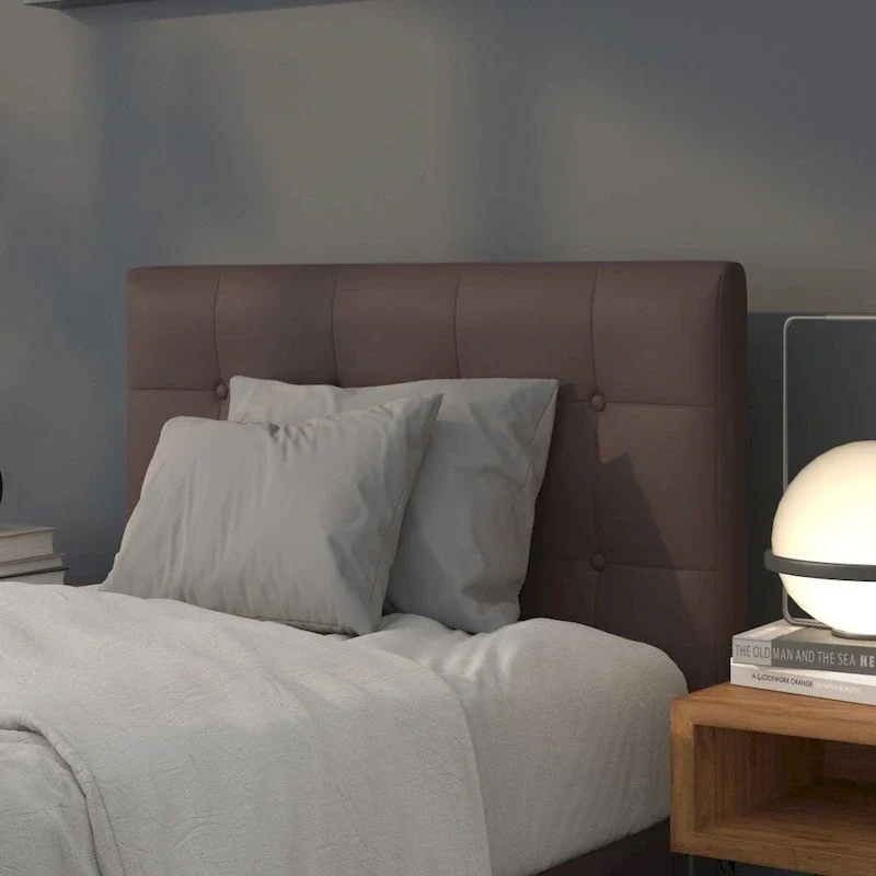 Button Tufted Upholstered Headboard