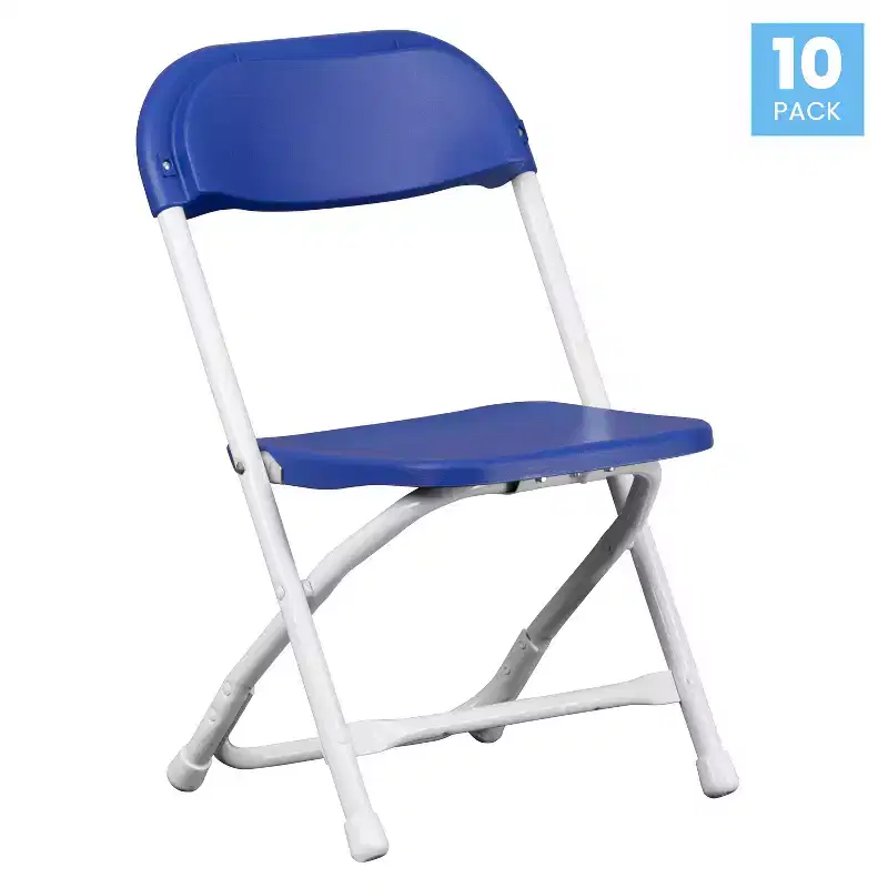 Flash Furniture 10 Pack Kids Plastic Folding Chair