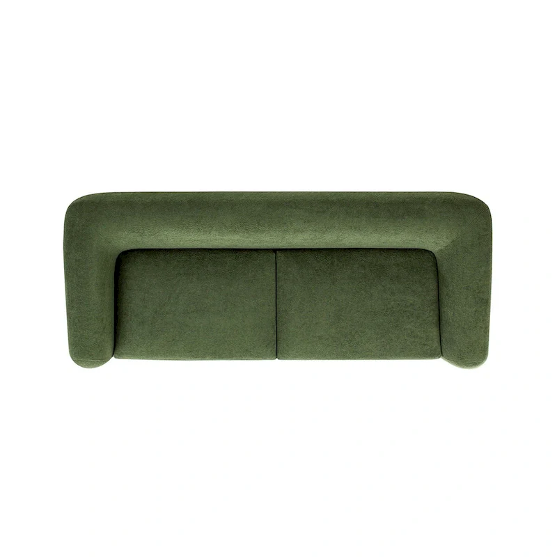 Alpine 90.5 Sherpa Upholstered Sofa