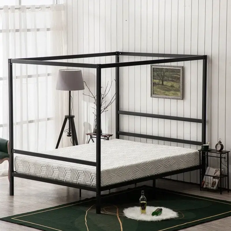 Black Mosquito Net Bed