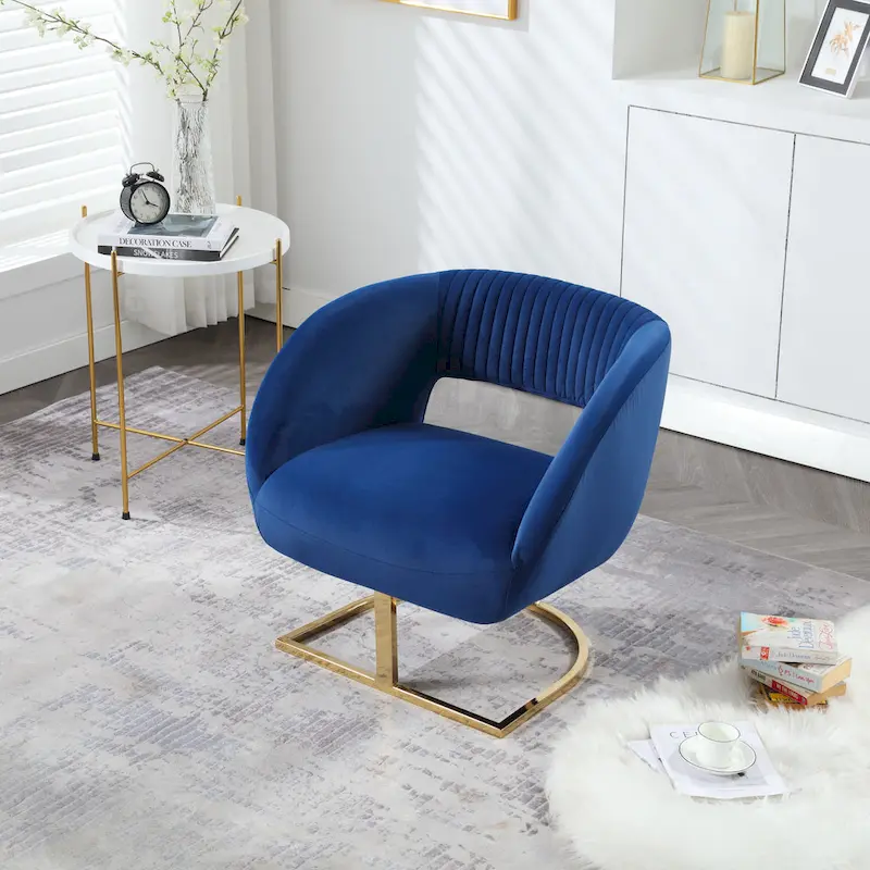 Upholstered Tufted Living Room Chair