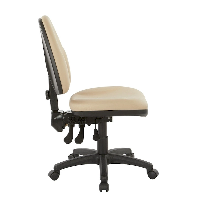 Dual Function Fabricated Ergonomic Office Chair