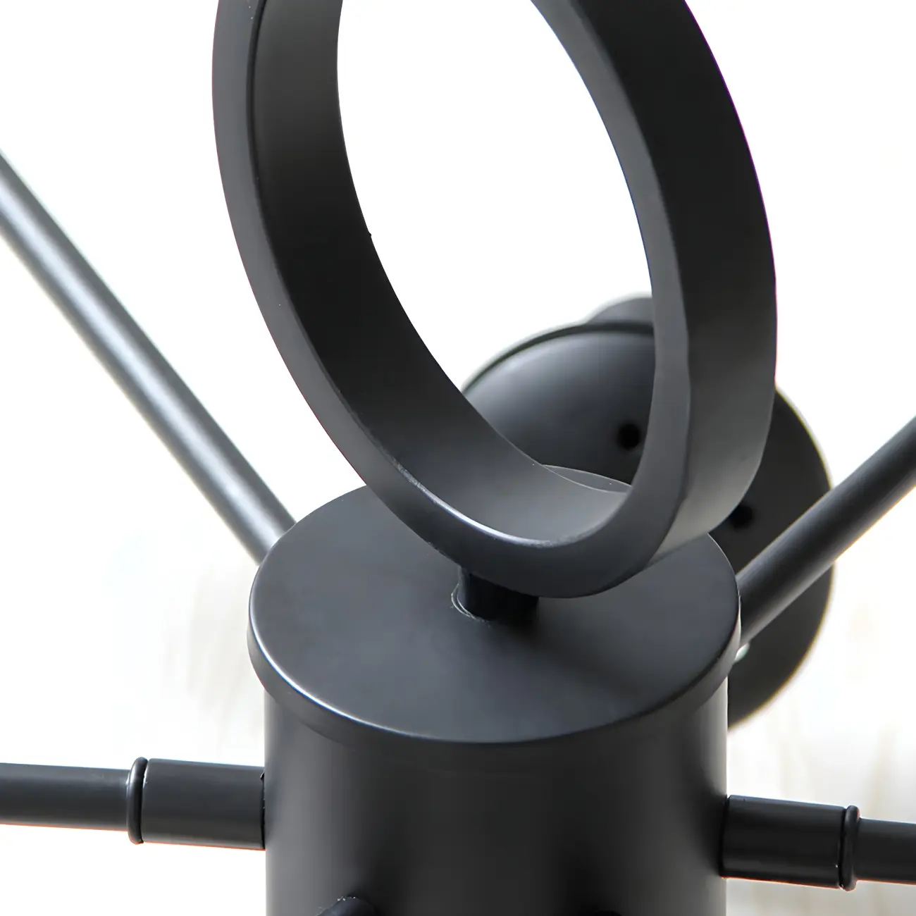 Mid-Century Modern Sputnik Chandelier Globe Glass Shades