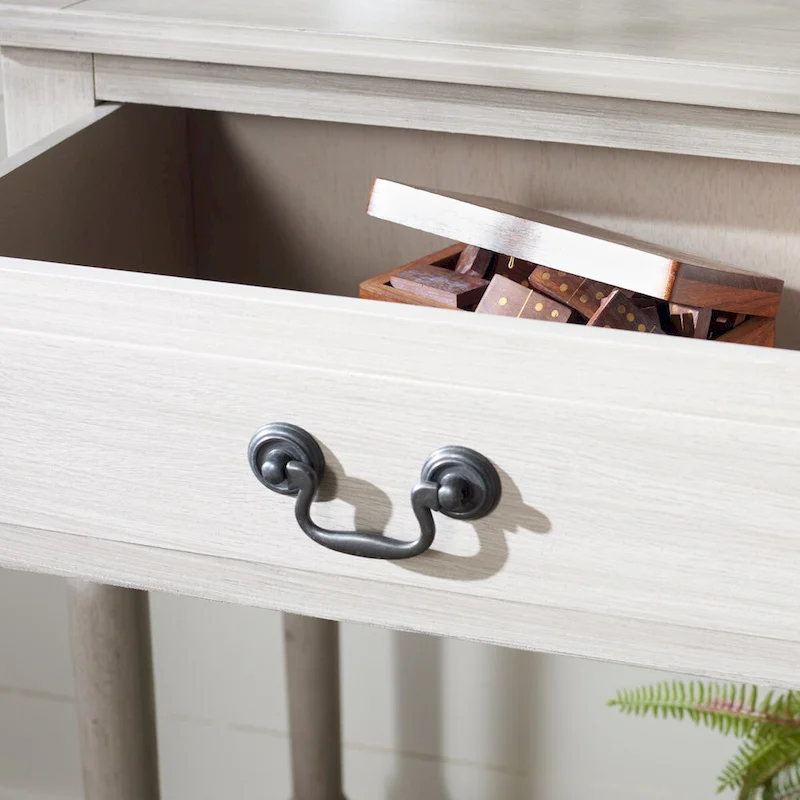 SAFAVIEH Justina 2-Drawer Console Table - 35.5 W x 13 L x 29.5 H - 36Wx13Dx30H