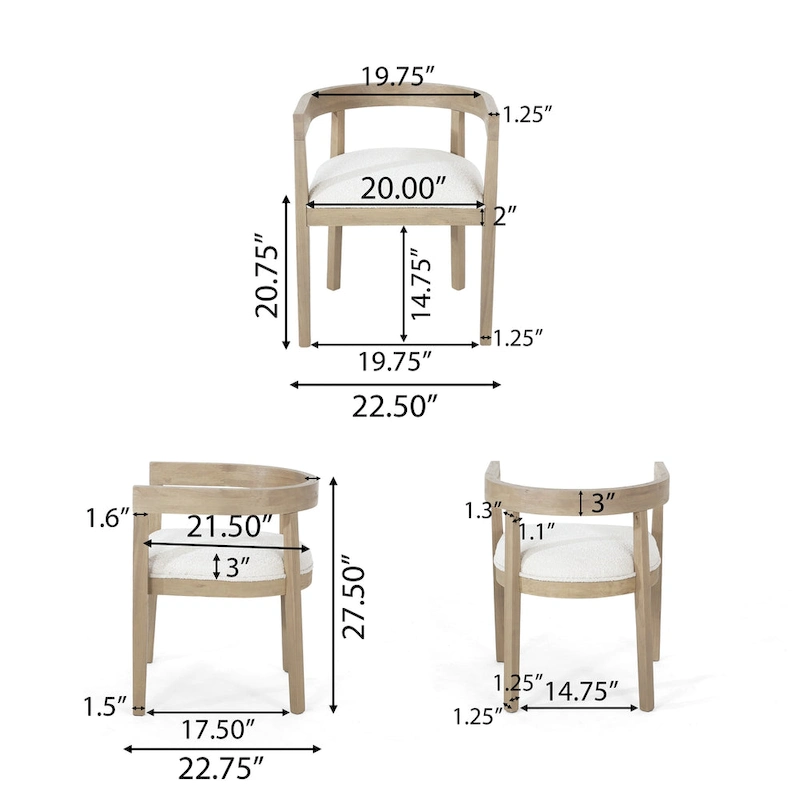 Hudson Fabric and Wood 7 Piece Dining Set by Christopher Knight Home