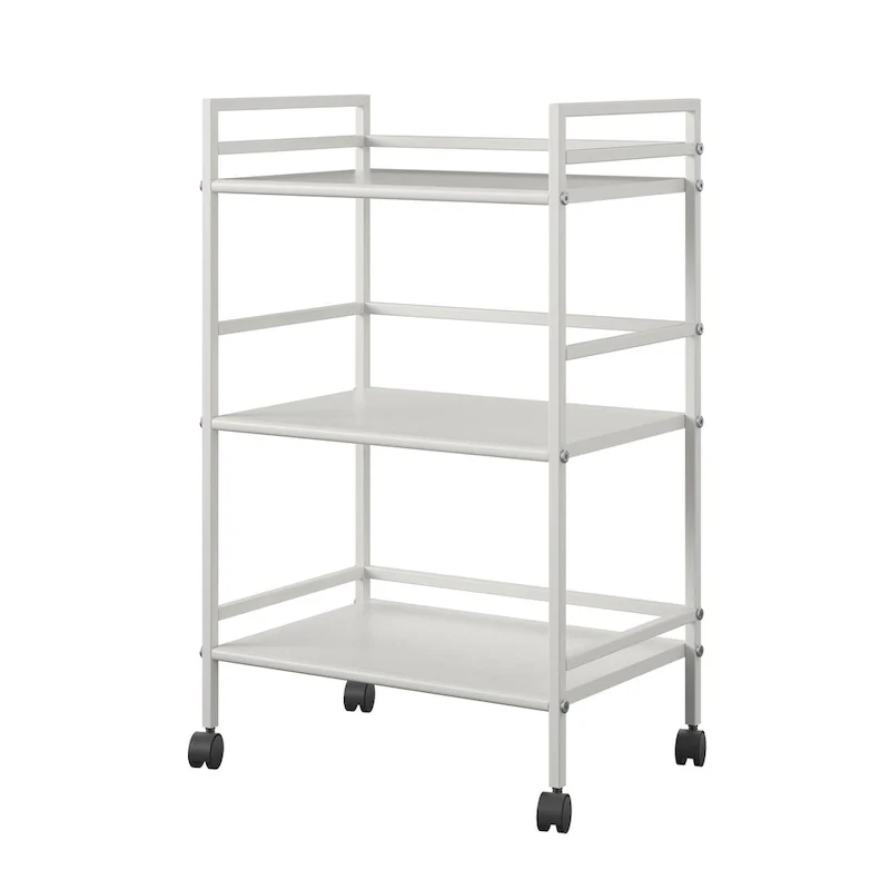 Emerald 3 Shelf Metal Rolling Utility Cart