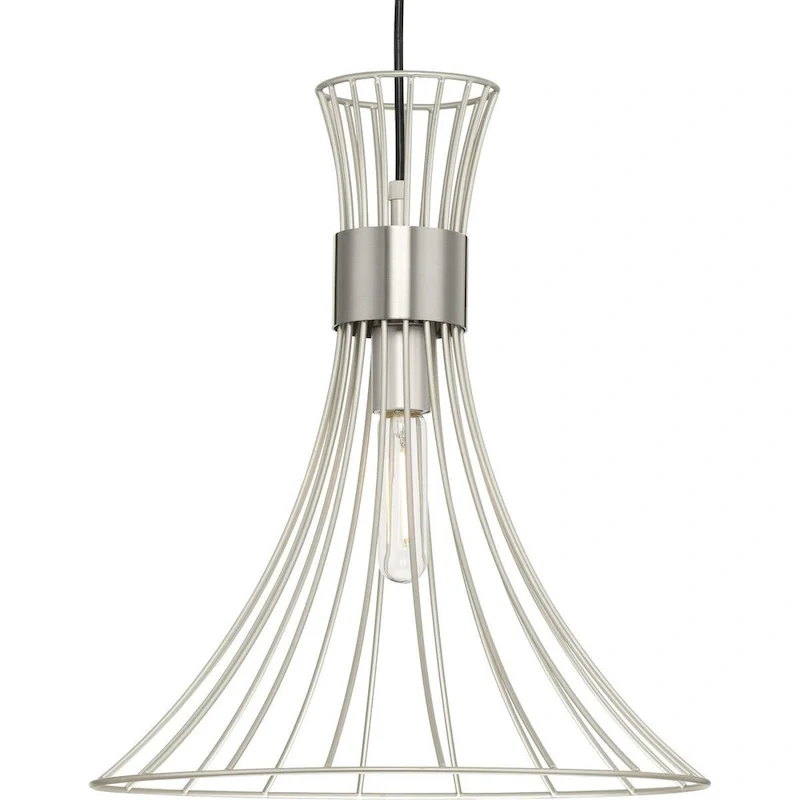 Lorin Collection One-Light Mid-Century Modern Metal Pendant Light - 18 in x 18 in x 16 in