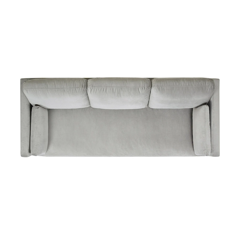 Knox 84 Modern Farmhouse Velvet Track Arm Sofa