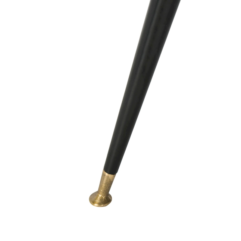 SAFAVIEH Helgrit Black/Gold Velvet Retro Glam Settee - 57.5