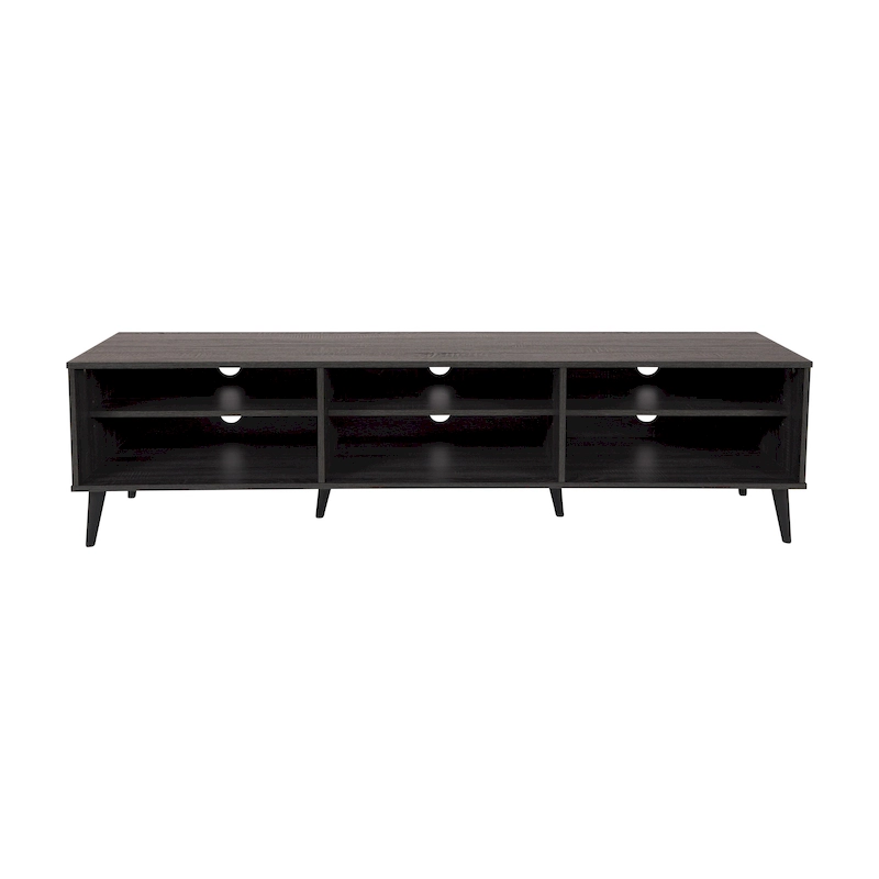 Cole TV Bench with Open Shelves, TVs up to 85 - N/A