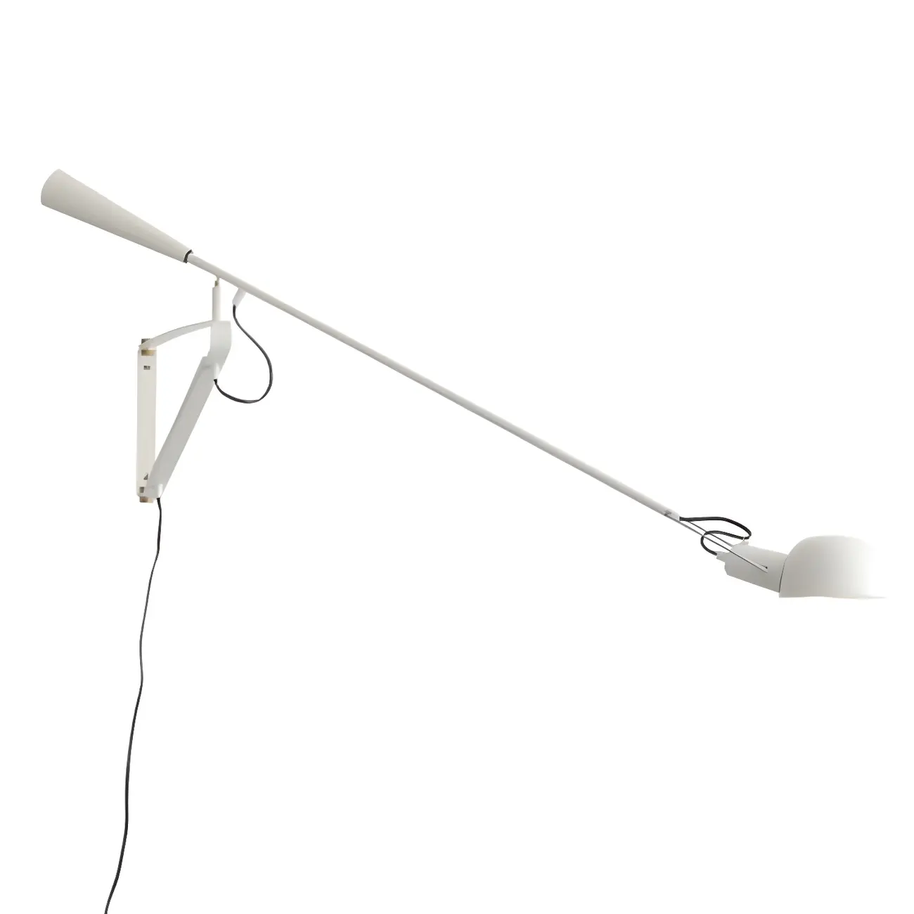 Postmodern Metal Long Swing Arm Wall Light