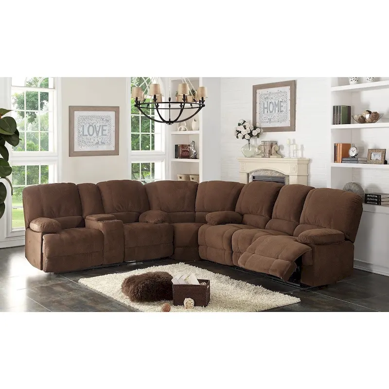 Kevin Transitional Polyester Sectional
