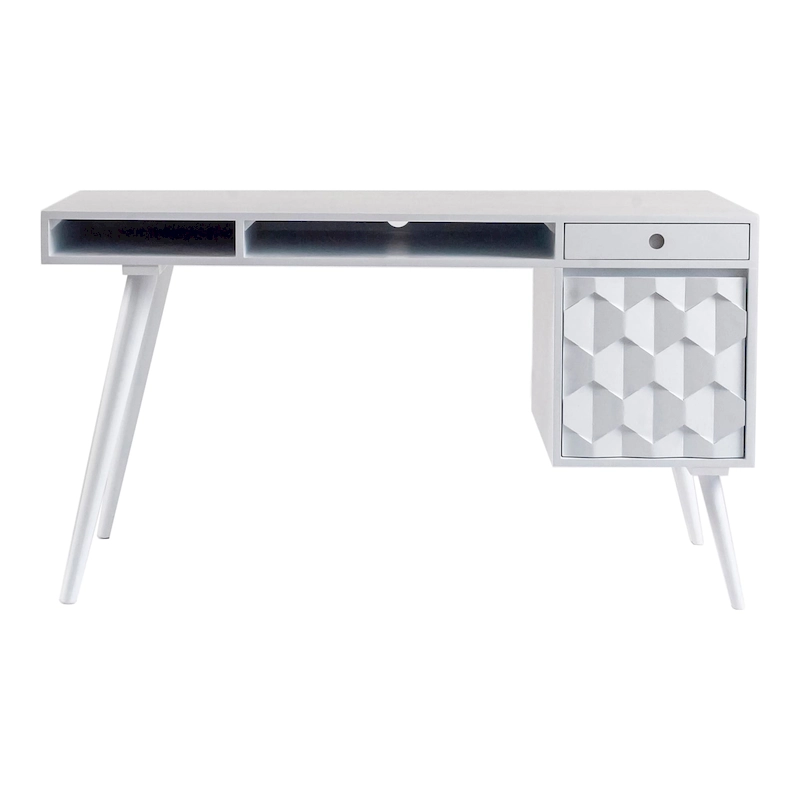 Aurelle Home Oslo Mid-Century Modern Desk