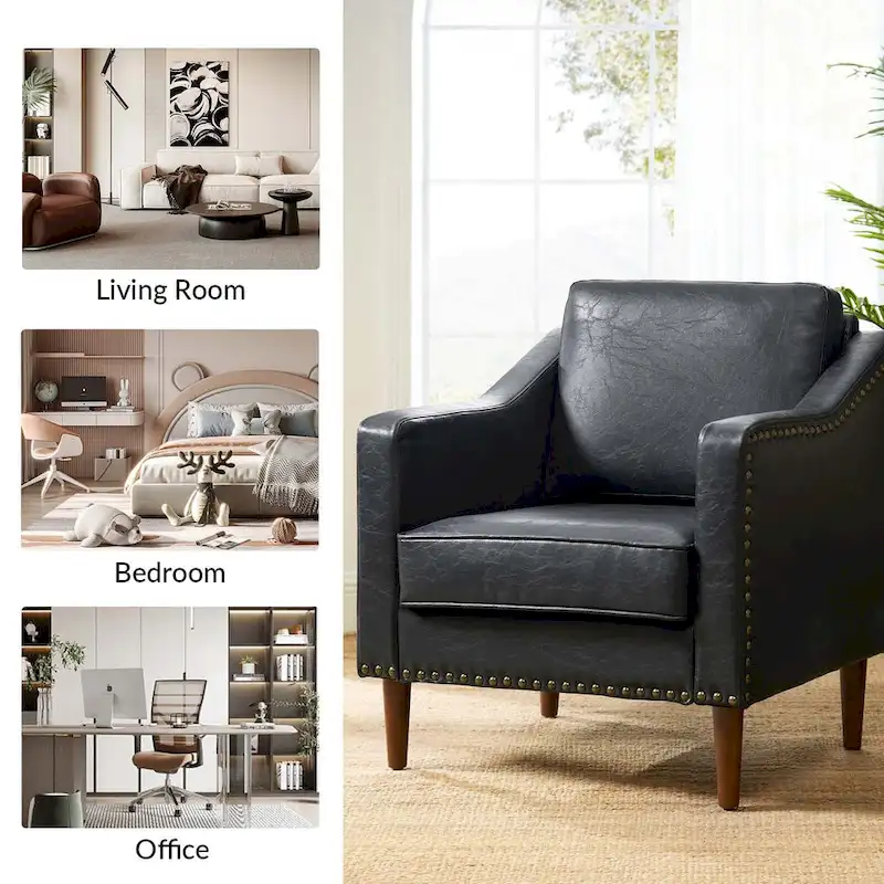 Duarte Transitional Armchair with Sloped Arms Set of 2