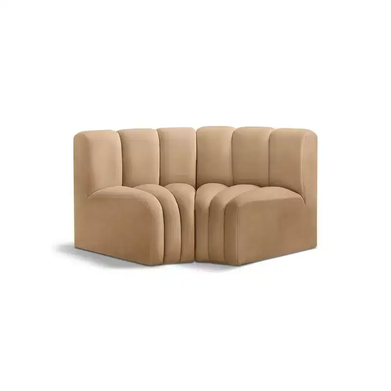 Meridian Furniture,Arc Velvet Modular Sofa