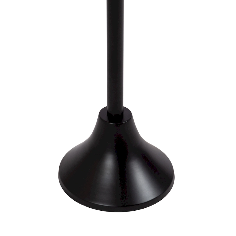 Kate and Laurel Sanzo Scalloped Marble and Metal Drink Table