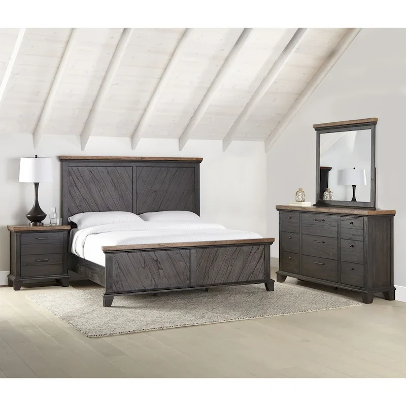 Steve Silver Overlook Rustic 4-piece Bedroom Set