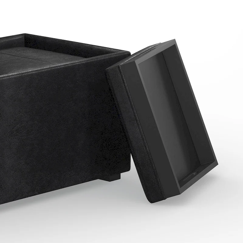 WYNDENHALL Franklin Upholstered 3-piece Ottoman Set