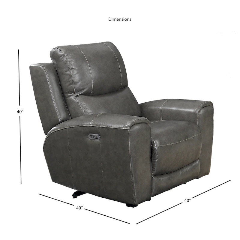 Steve Silver Fyti Top Grain Leather Power Reclining 3-piece Set