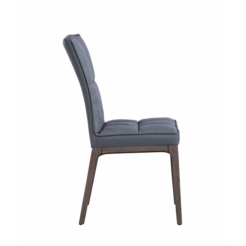 Somette Modern Tufted Side Chair with Solid Wood Frame, Set of 2