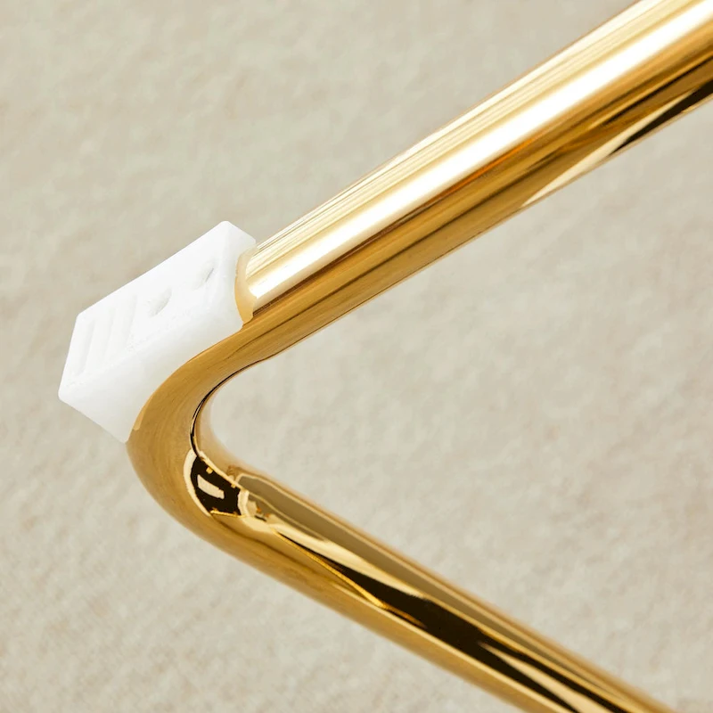 PU Dining Chair Set, Uniquely Designed Black Dining Chairs, Pu Material, Paired With Gold Metal Chair Legs (Set Of 4)