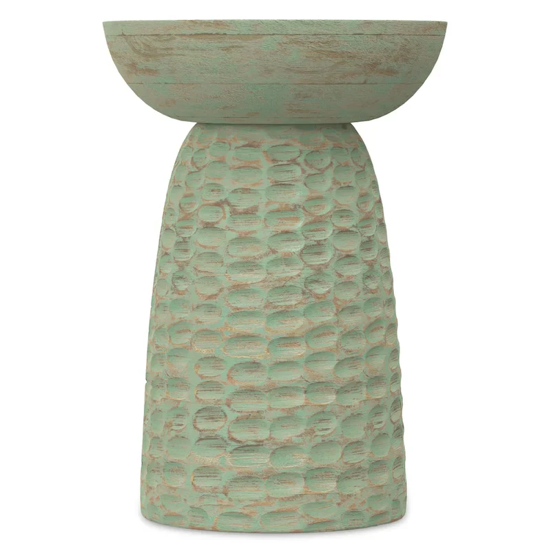 Solid Wood Accent Table - 12.6