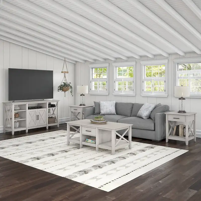 4-piece TV Stand and Table Set