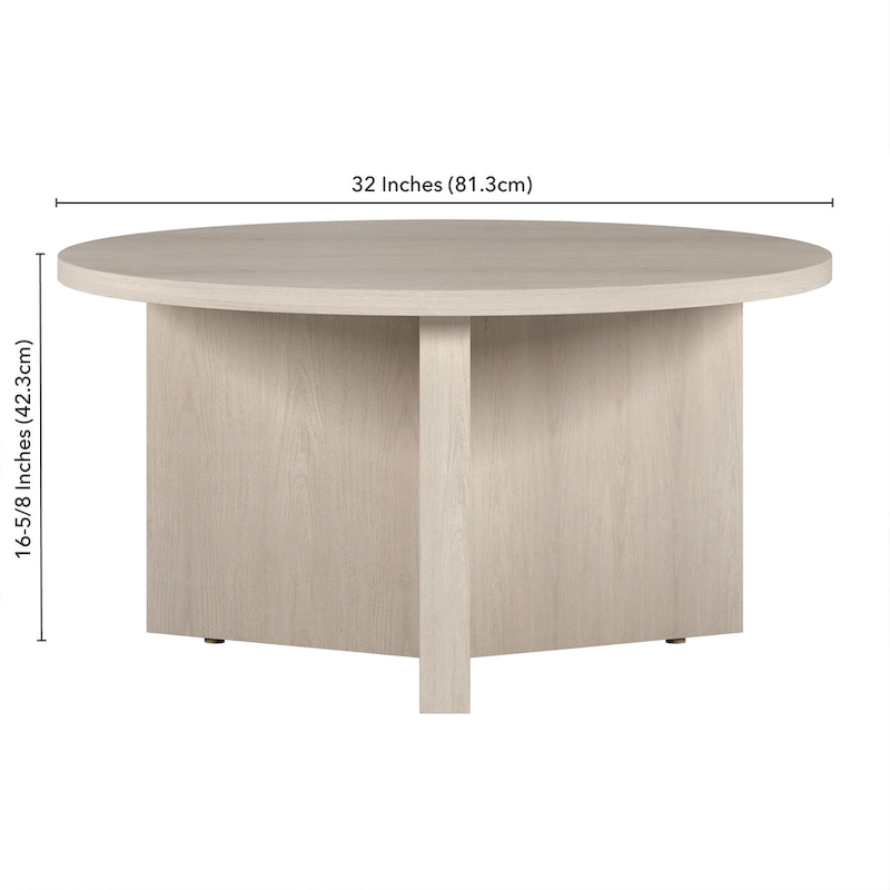 Anders 32 Wide Round Coffee Table
