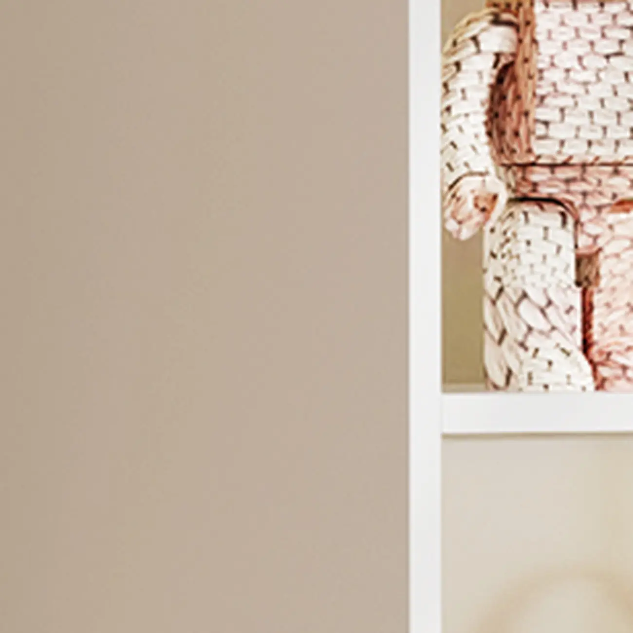 Narrow White Wooden Closed Back Tall Bookshelves