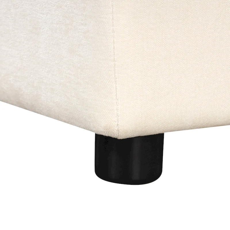 Christopher Knight Home - 87.4 L-Shaped Sectional Sofa with Reversible Armrests and Integrated Chaise Lounge