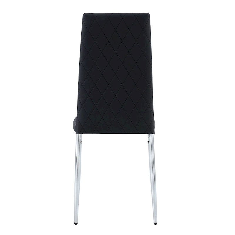 Dining chair, black chair and 6-piece set of