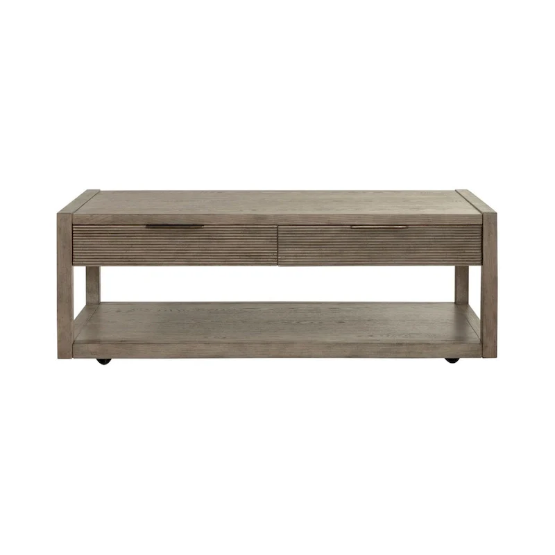 Bartlett Field Dusty Taupe Cocktail Table