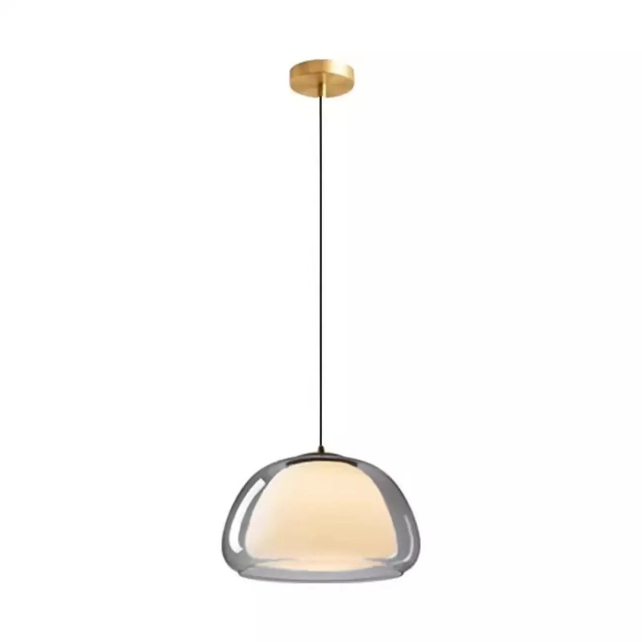 Elegant Designer LED Milk Glass Jelly Pendant Light