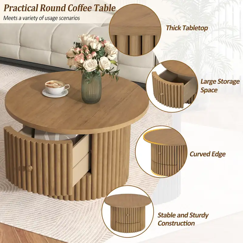 Round Coffee Table 30.5