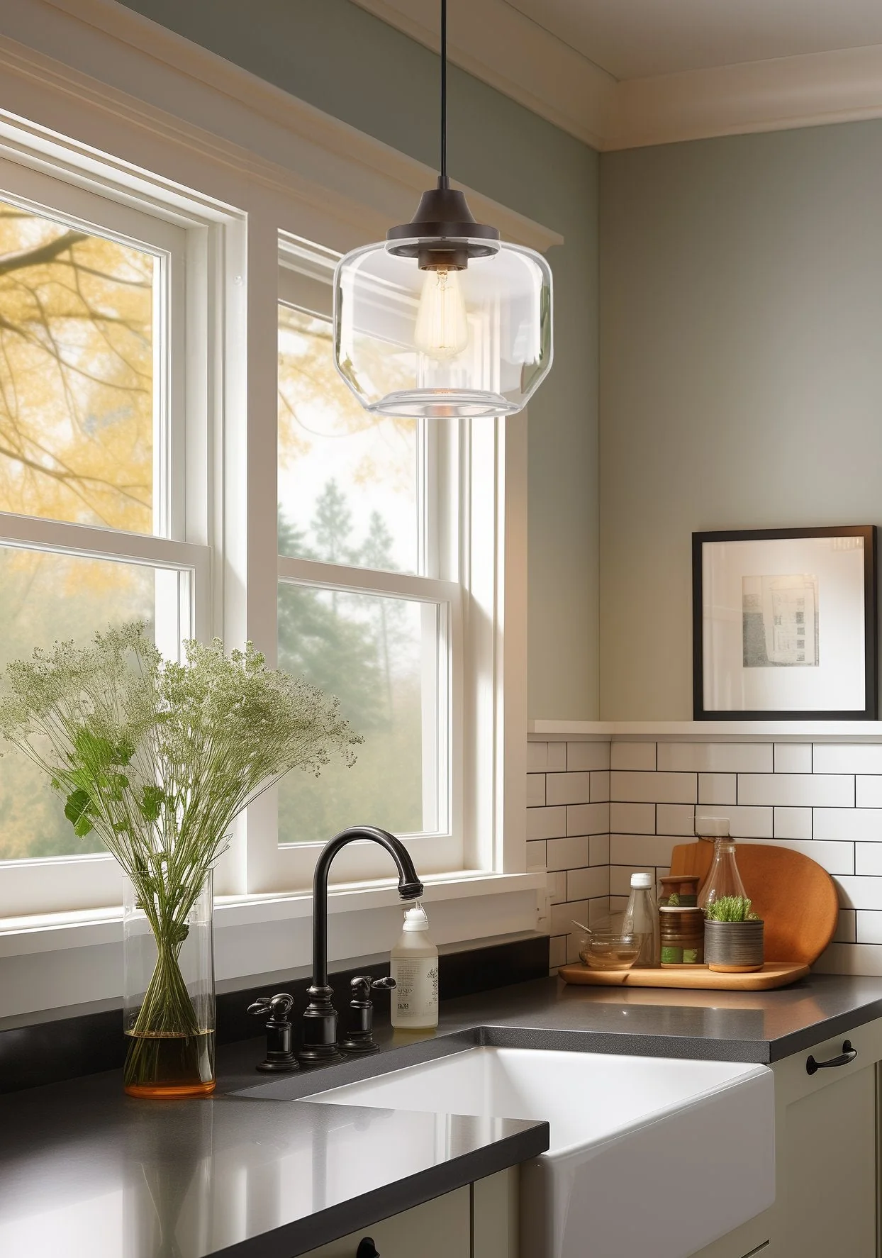Maia 10 Modern Farmhouse Pendant Light
