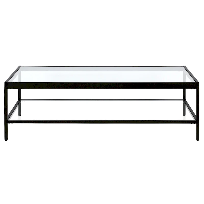 Metal and Glass Coffee Table