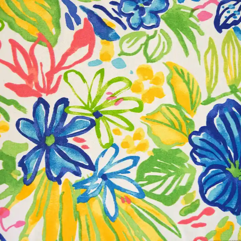 International Caravan Maui Footstool with Cushion