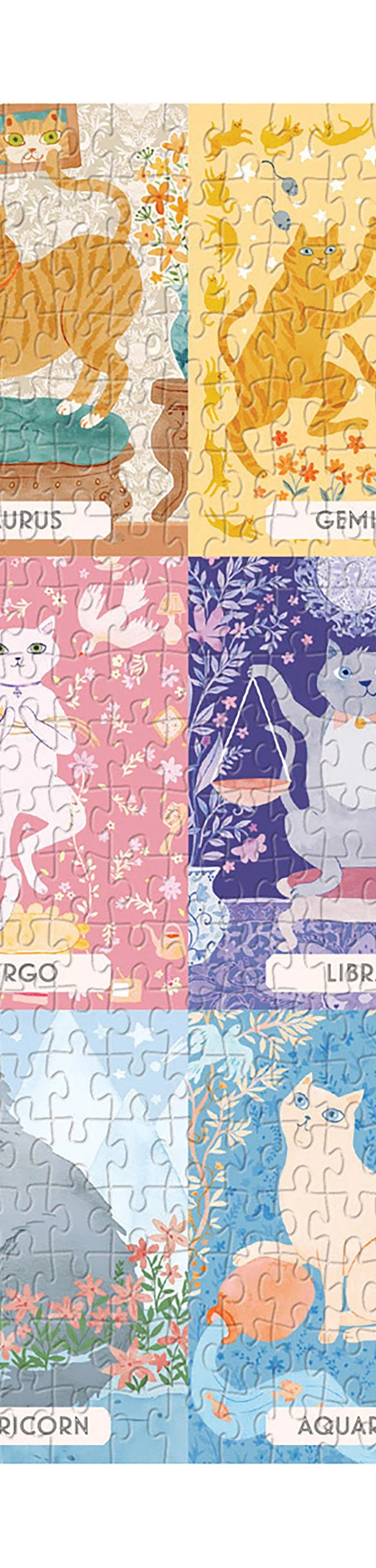 Galison’s Cat Zodiac Puzzle - 500 Pcs