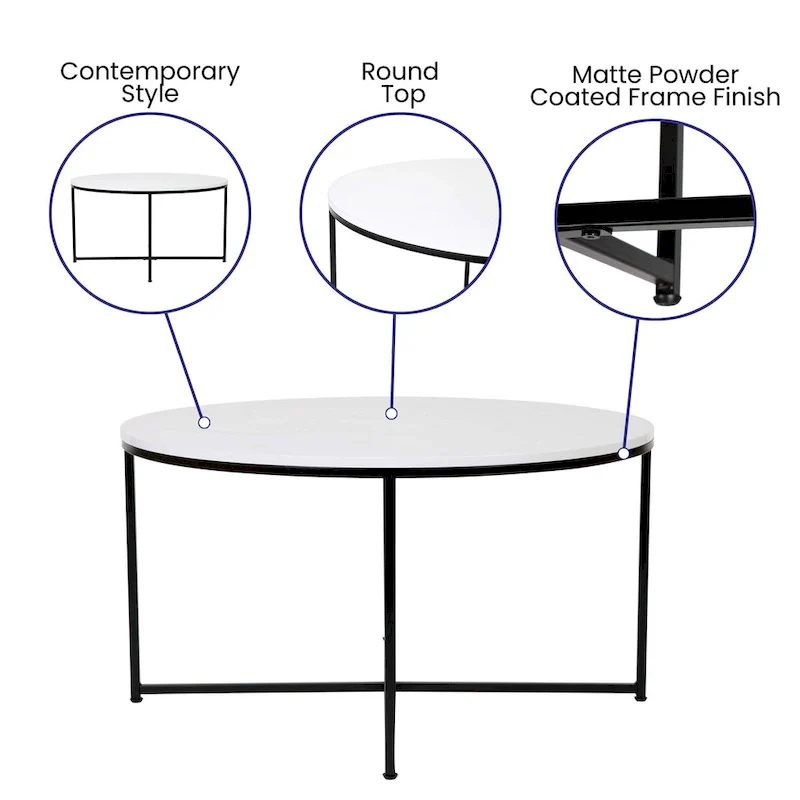 Signature Design by Ashley Coylin Cocktail Table - Tempered Glass Table